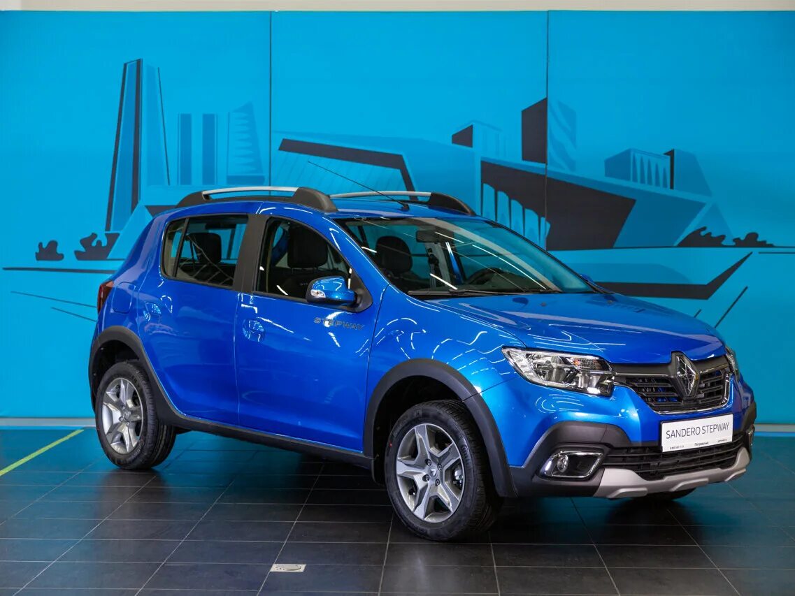 Рено степвей 2021 фото Купить новый Renault Sandero II Рестайлинг Stepway 1.6 MT (113 л.с.) бензин меха