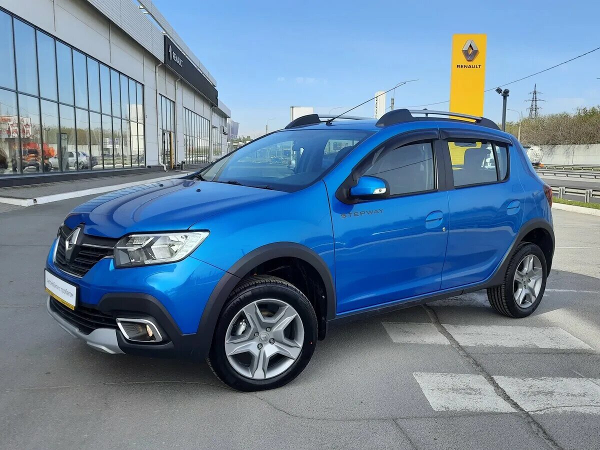 Рено степвей 2021 года фото Купить б/у Renault Sandero II Рестайлинг Stepway 1.6 MT (113 л.с.) бензин механи