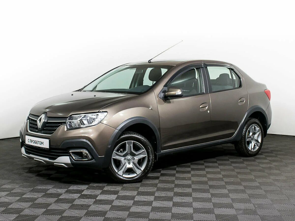 Рено степвей седан фото Купить б/у Renault Logan II Рестайлинг Stepway 1.6 AT (102 л.с.) бензин автомат 