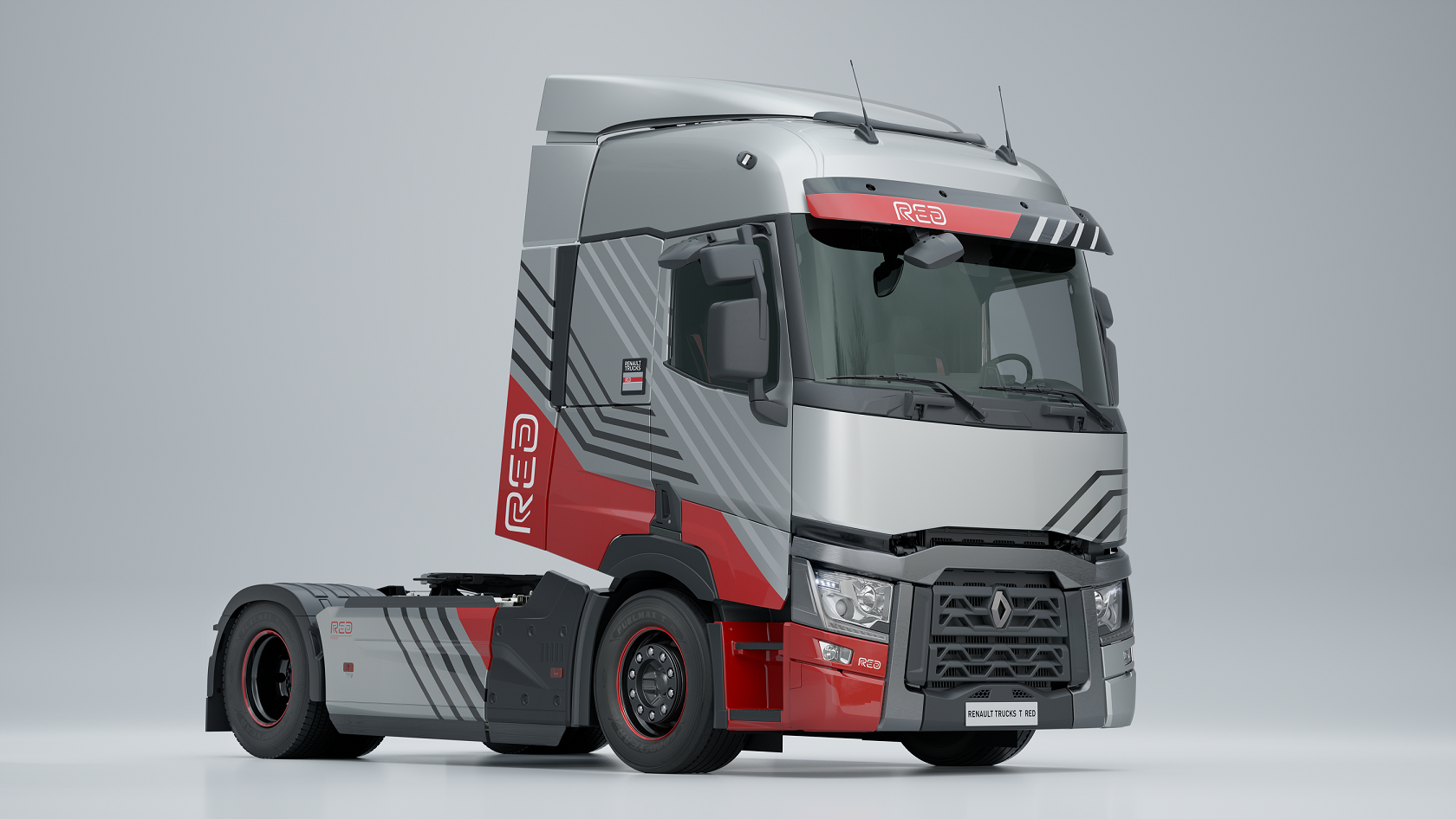 Рено т серии фото Renault Trucks unveils the T Red, a new special series of used trucks embodying 