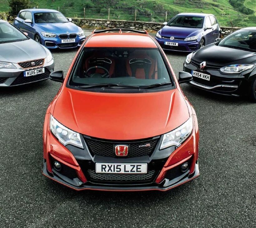 Рено цивик фото Civic Type-R сравнили с Megane 275 Trophy, Leon 280, Golf R, 135i - Renault Mega