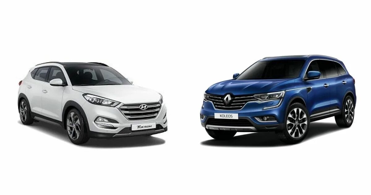 Рено туксон фото Порівнюємо Hyundai Tucson 2015 і Renault Koleos 2016