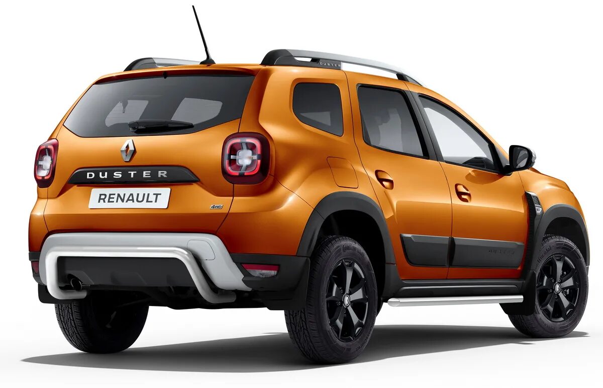 Рено в новом кузове фото Защита заднего бампера d57 скоба Rival для Renault Duster II 2021-н.в., R.4706.0