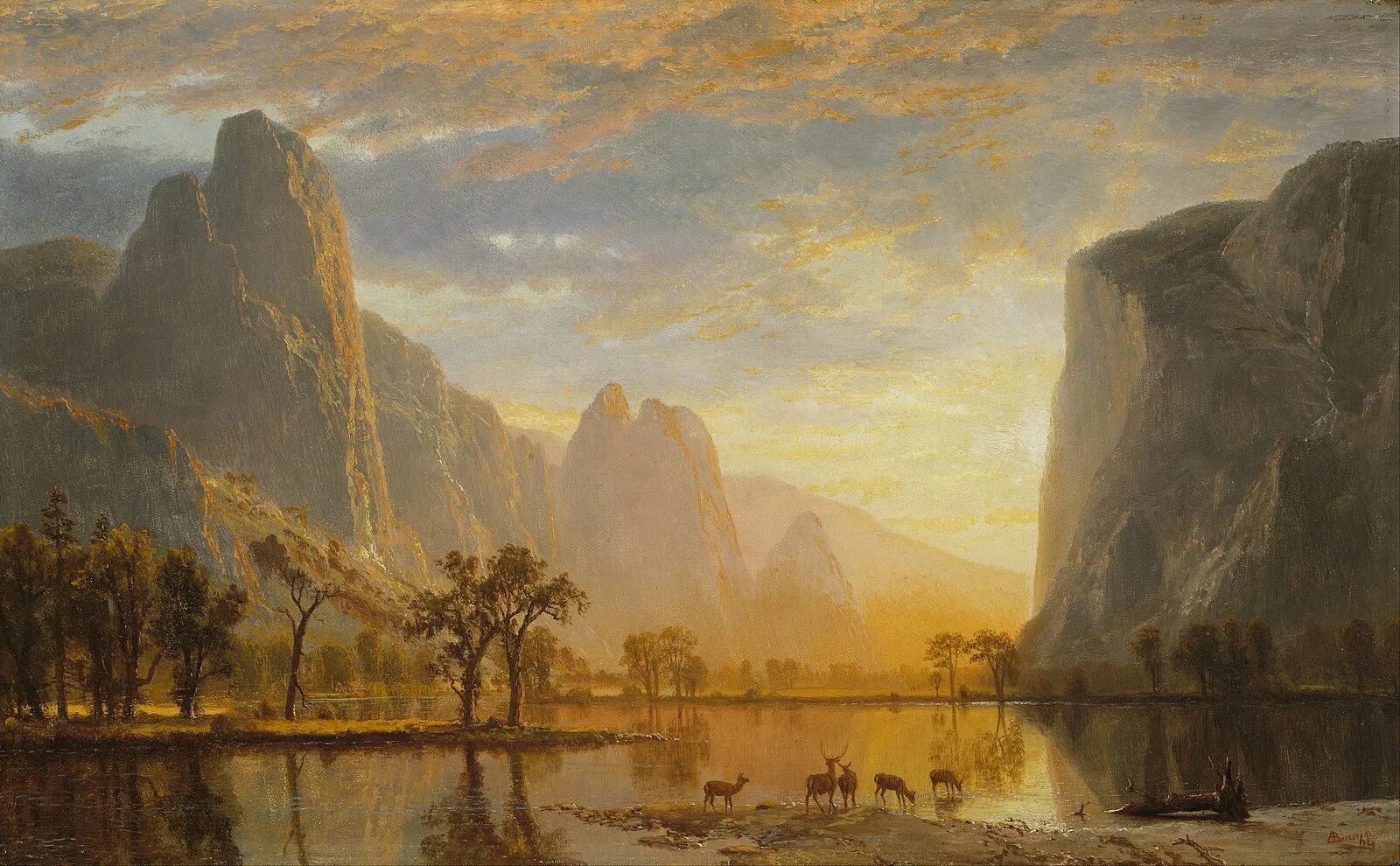 Репродукции картин известных художников фото высокого Berkas:Albert Bierstadt - Valley of the Yosemite - Google Art Project.jpg - Wiki