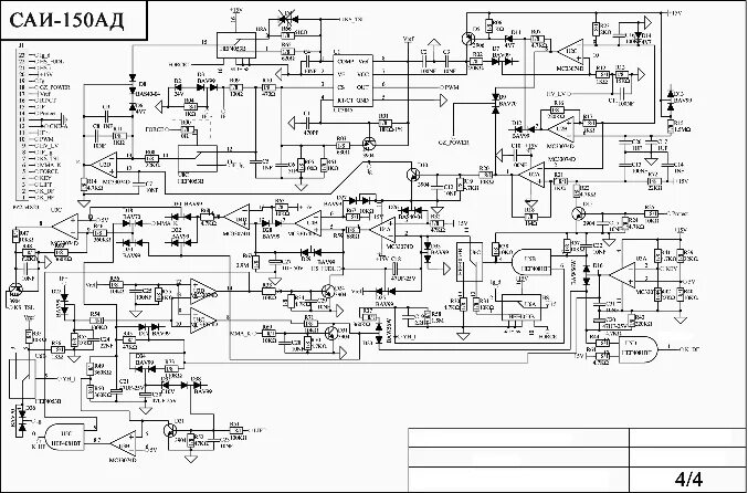 Ресанта саи 160 схема электрическая принципиальная Ремонт - яясварочный инвертер Ресанта САИ 250 К Серия Компакт: просто