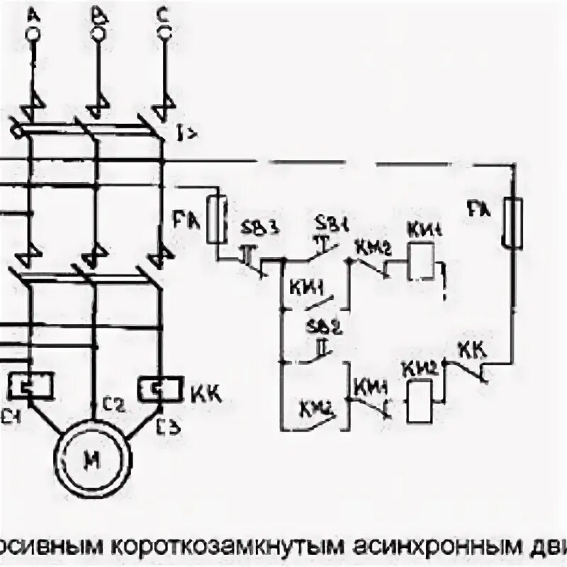 Реверс электрическая принципиальная схема Реверс напряжения