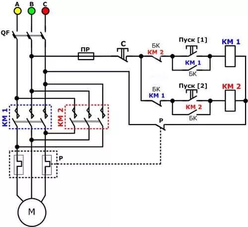 Реверсивный пускатель трехфазный схема подключения Р РµРІРµСЂСЃРёРІРЅР ° СЏ Рё РЅРµ СЂРµРІРµСЂСЃРёРІРЅР ° СЏ СЃС…РµРјР ° РјР ° РіРЅ