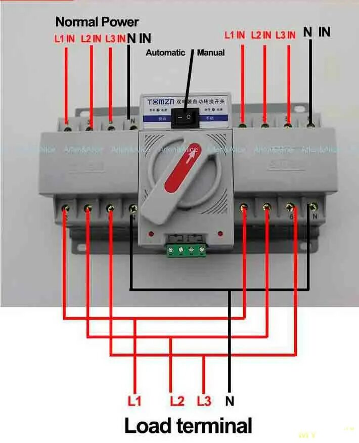 Реверсивный рубильник 3 х фазный подключение И снова китайская электрика.