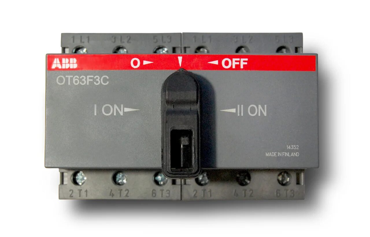 Реверсивный рубильник для подключения генератора трехфазный РЕВЕРСИВНЫЙ РУБИЛЬНИК ABB купить в Москве за 8316 р.