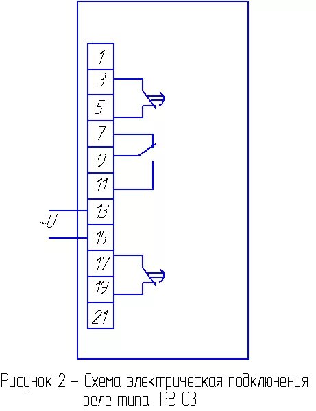 Ревун рв 1 220 схема подключения Реле времени статическое с выдержкой времени при отключении РВ 03 - АО "ЧЭАЗ"