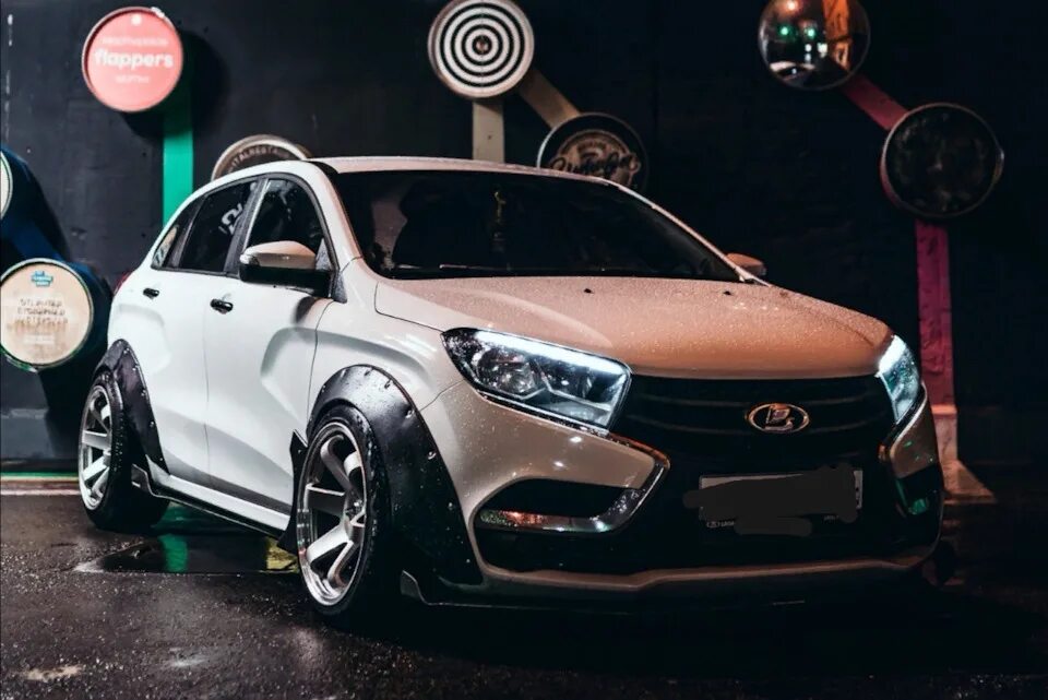 Рей лада тюнинг Красотка в снегах и установка ништяков. - Lada Vesta SW, 1,6 л, 2020 года стайли