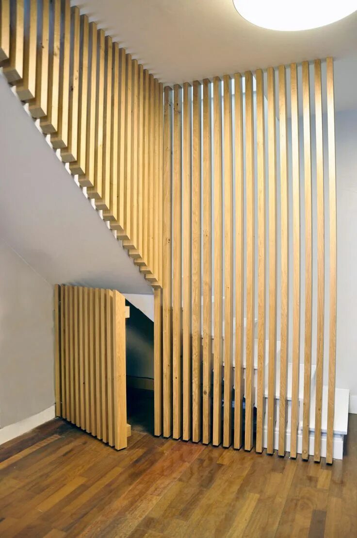 Рейки на лестнице фото Escalier : 12 modèles d'escalier pour s'inspirer Interiores, Escadarias, Design 