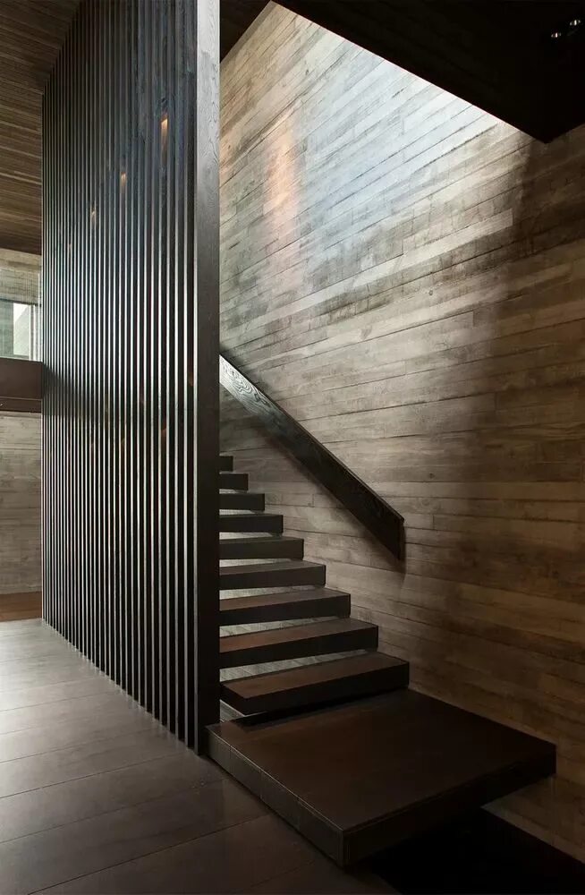 Рейки на лестнице фото Ponting Fitzgerald - Timeless Architecture - PFA Stairs design modern, Stairway 