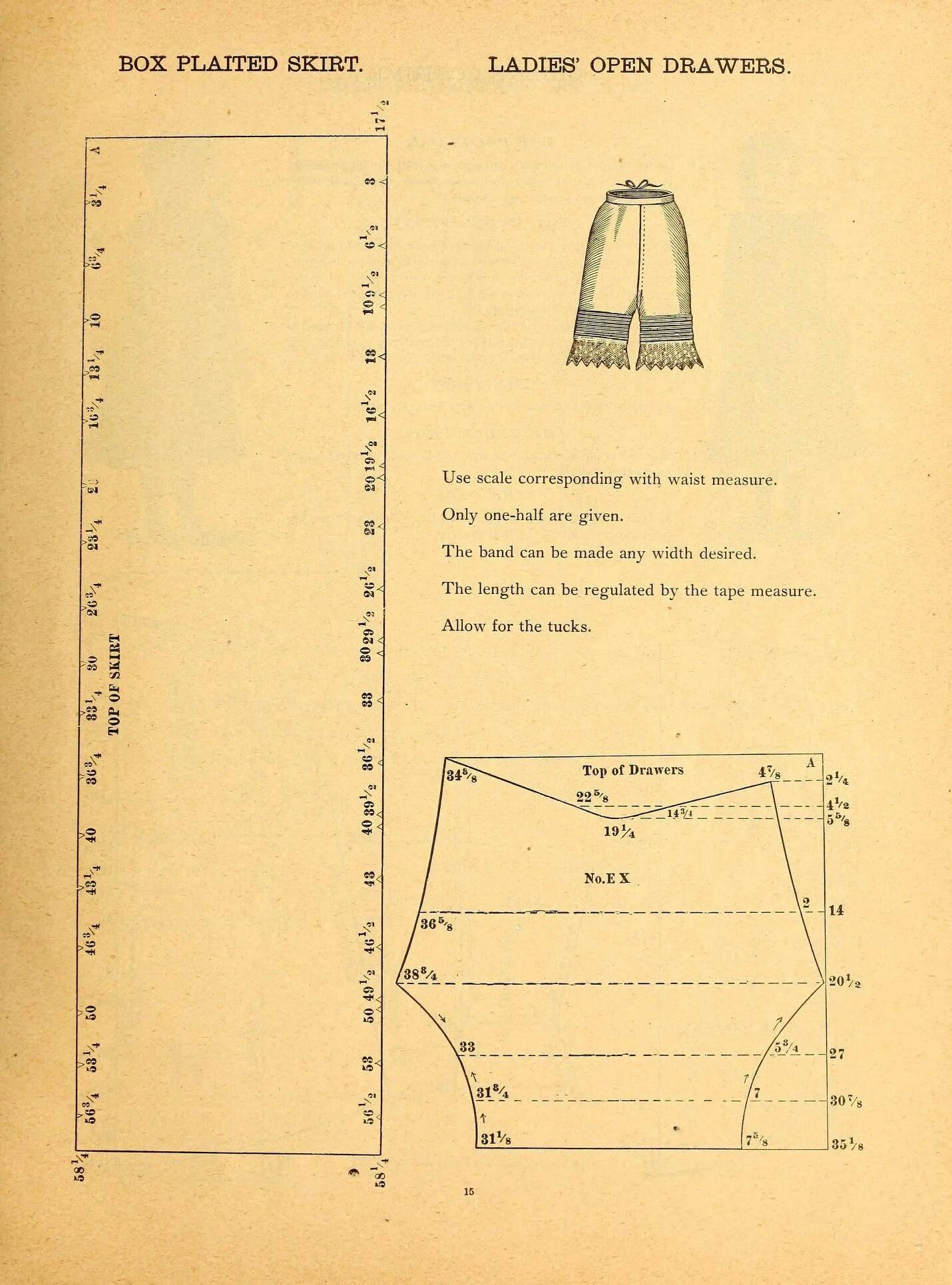 Рейтузы выкройка женские The national garment cutter book of diagrams. G... Vintage schnittmuster, Schnit