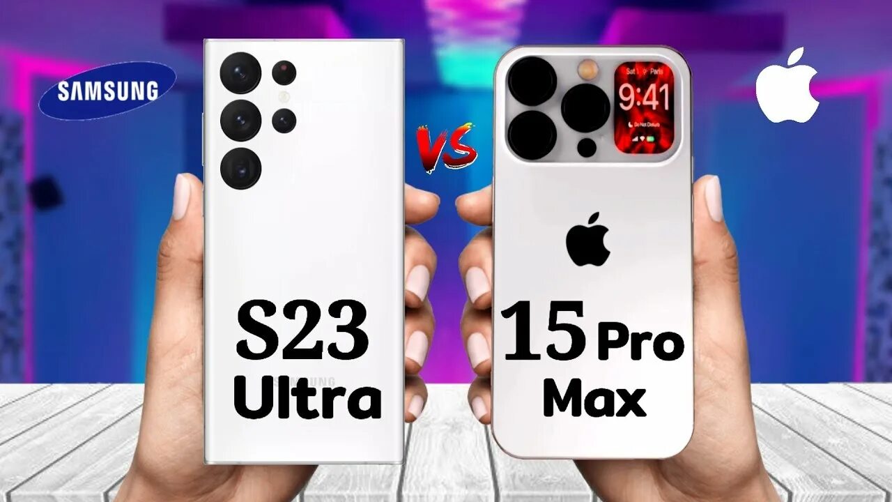 Режим фото на 15 про макс Samsung Galaxy S23 Ultra vs iPhone 15 Pro Max Full Comparison Price Review Launc