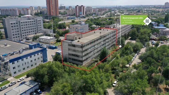 Режиссер волгоградская ул 46 3 фото Имущественный комплекс 0.25 га / 6423.3 м² в Волгограде Продажа коммерческой нед