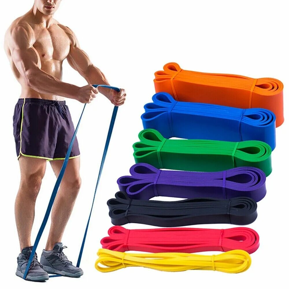 Резинка для спорта фото Pull Up Resistance Bands Assist Exercise Workout Band Set for Fitness Strength e