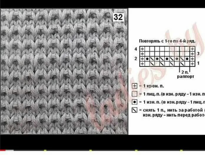 Резинка со снятыми петлями спицами схема вязания Pin de Julia Proch en KNITTING. узоры Chalecos tejidos a mano, Puntos de aguja, 