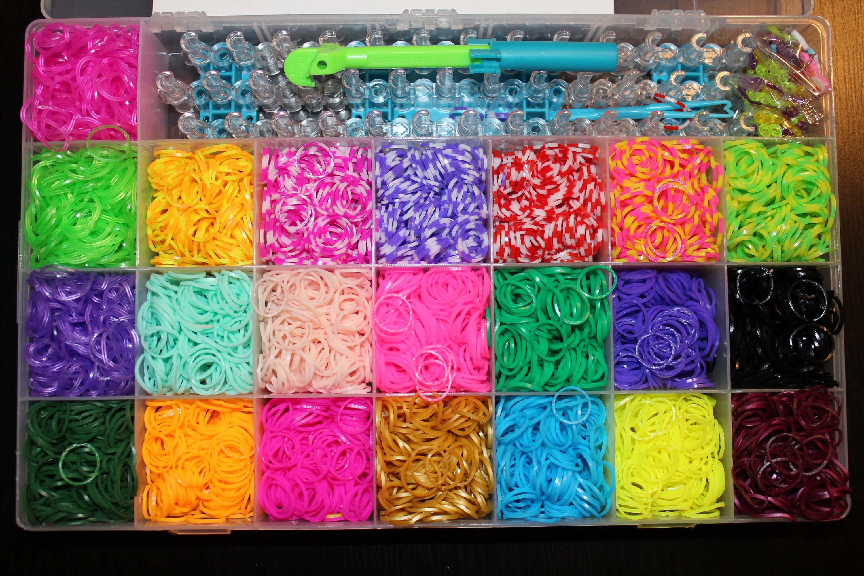 Резинки фото схема Набор для плетения браслетов из резинок Loom Bands - обсуждение (30231733) на фо