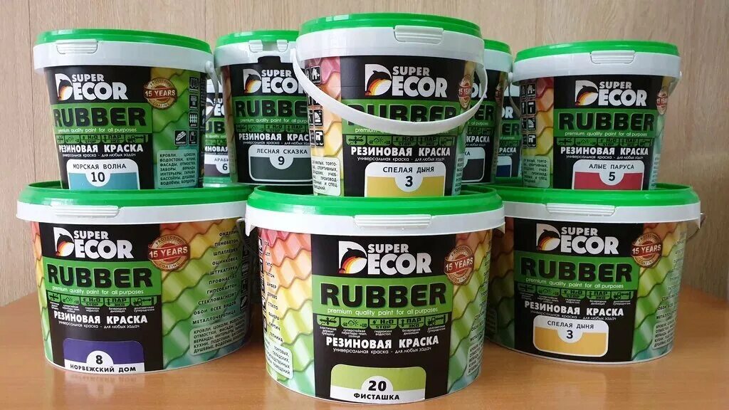 Резиновая краска фото Super Decor Rubber Резиновая краска - лучшее решение для покрытия любых поверхно