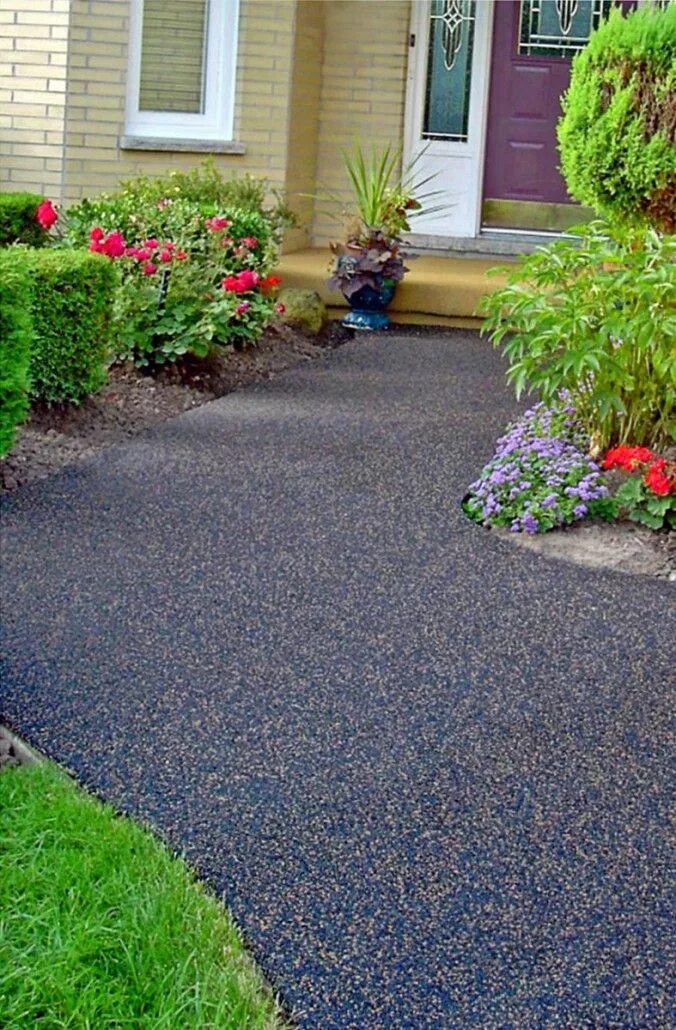 Резиновое покрытие на даче своими руками Rubaroc - Poured in Place Rubber Surfacing Rubber patio, Outdoor walkway, Backya