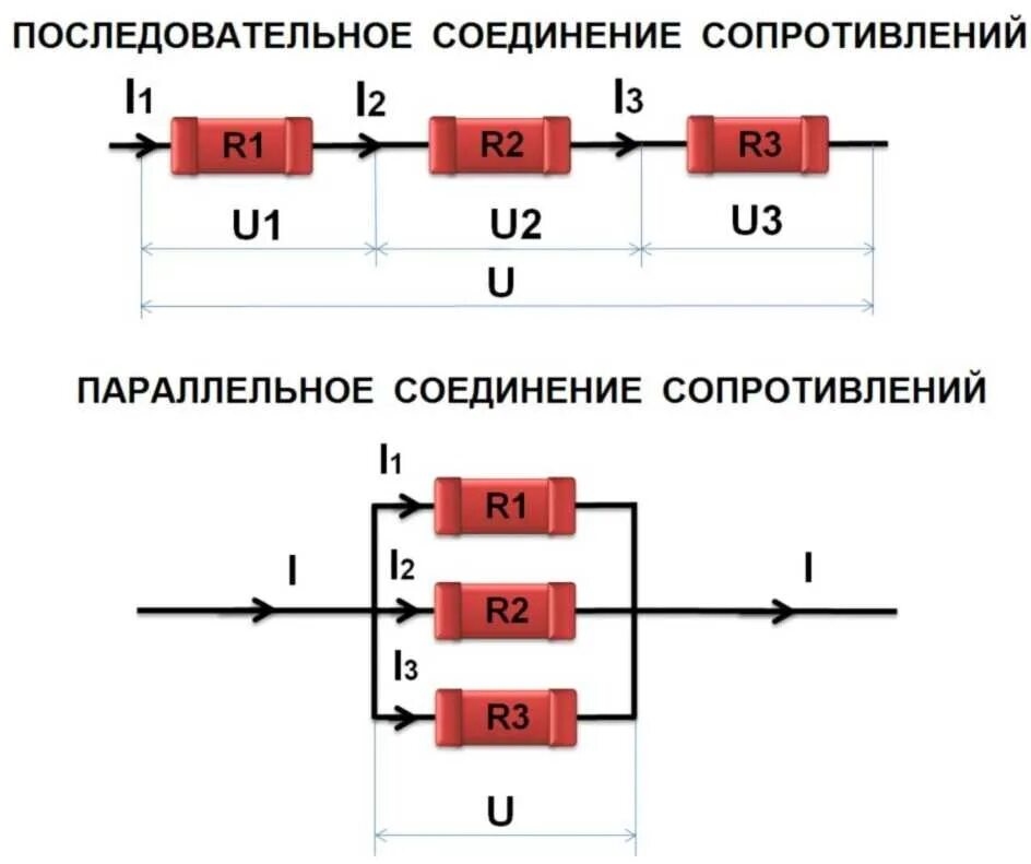 Резистор какое подключение Картинки ЧЕРЕЗ ПАРАЛЛЕЛЬНО СОЕДИНЕННЫЕ РЕЗИСТОРЫ