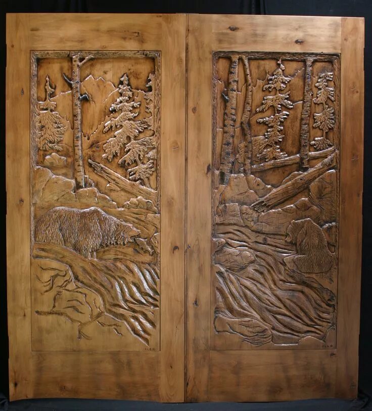 Резная дверь фото Hand Carved Doors Masterpiece Wood Carved Doors Carved doors, Wood doors interio