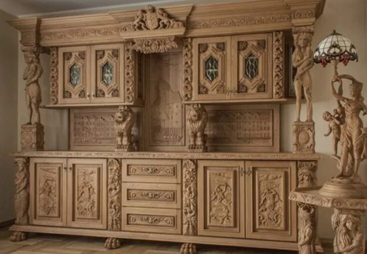 Резная мебель фото Дизайн из дерева своими руками. Столярный совет Wood carving furniture, Carved f