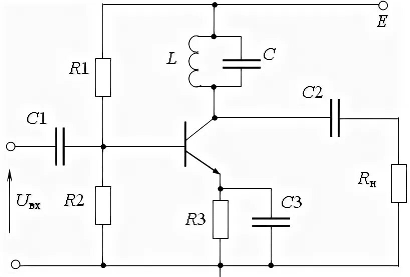 Резонансный усилитель схема Резонансный усилитель с параллельным LC-контуром