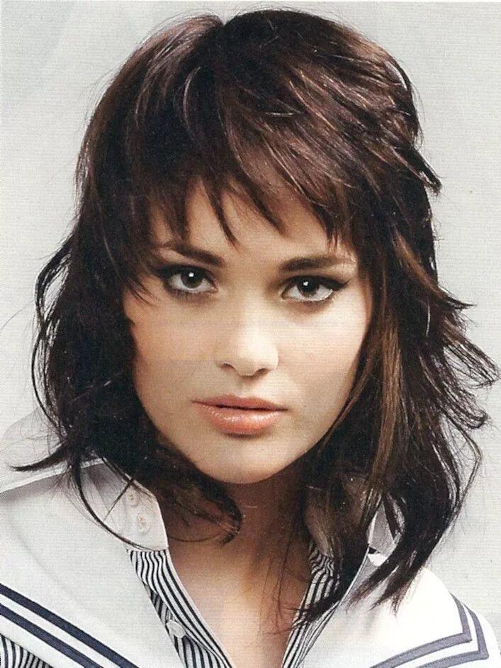 shannyn sossamon Short hair with bangs, Long hair styles, Cute hairstyles for sh