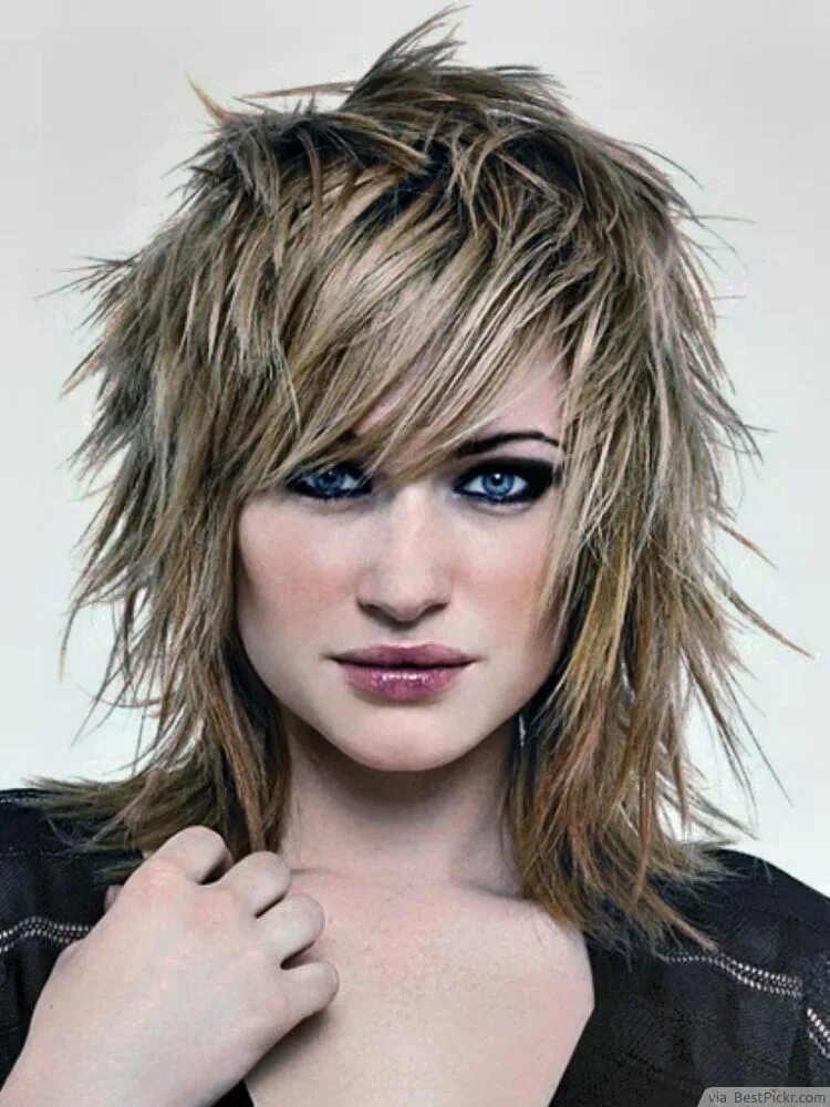 Рваная стрижка 2024 Rocker hair, Short punk hair, Punk hair