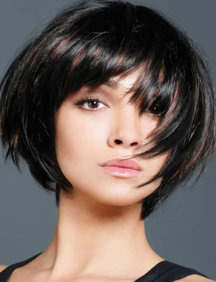 Рваное боб каре с челкой фото Épinglé sur Прически Coupe de cheveux, Coupe de cheveux courte, Coupe cheveux fe