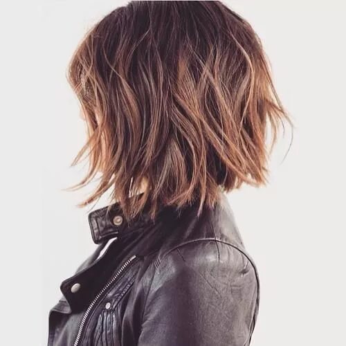 Рваное каре фото на средние 60 Messy Bob Hairstyles for Your Trendy Casual Looks in 2024 Messy bob hairstyle