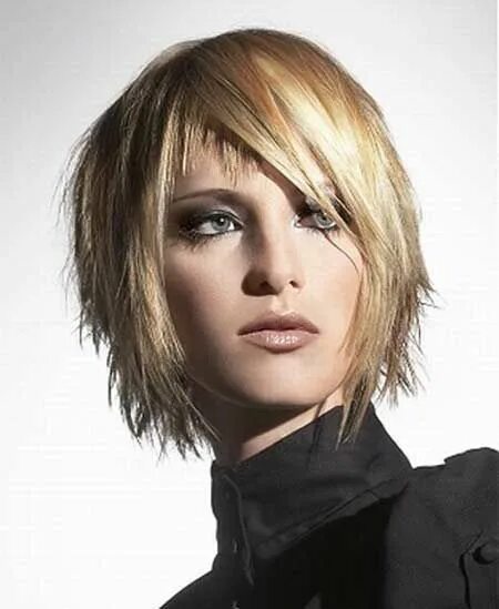 Рваные волосы на коротких волосах фото Trendy short hairstyle for thick hair Hair styles 2014, Short hair cuts, Trendy 