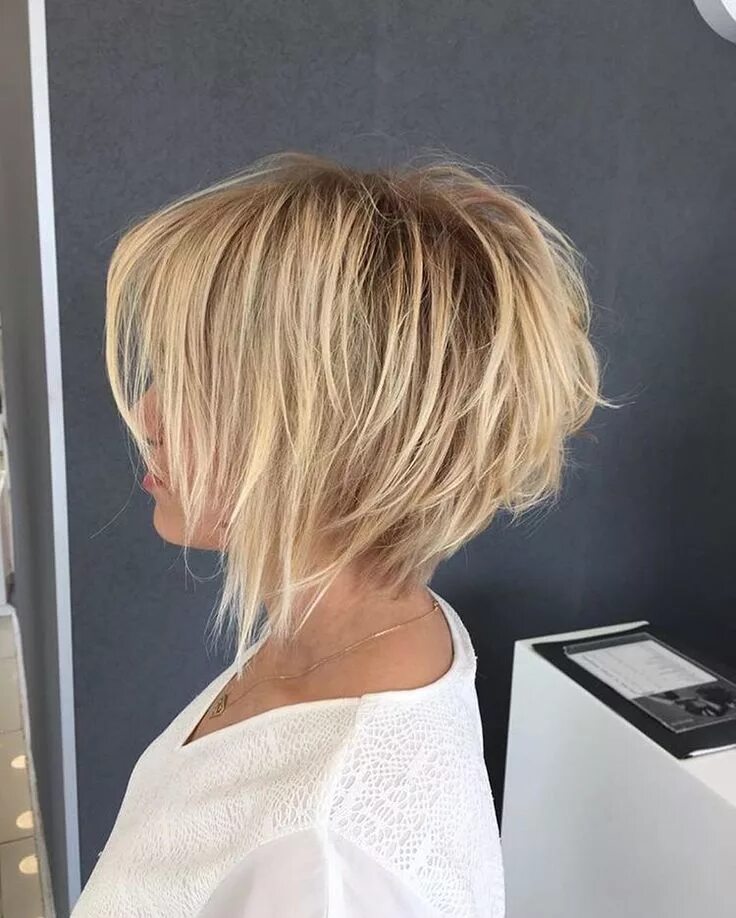 Рваный боб на короткие волосы фото Kesim önemli ✂ #love# blonde# instahair# haircut Inverted bob hairstyles, Bob ha